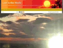 Tablet Screenshot of lostscribemedia.com